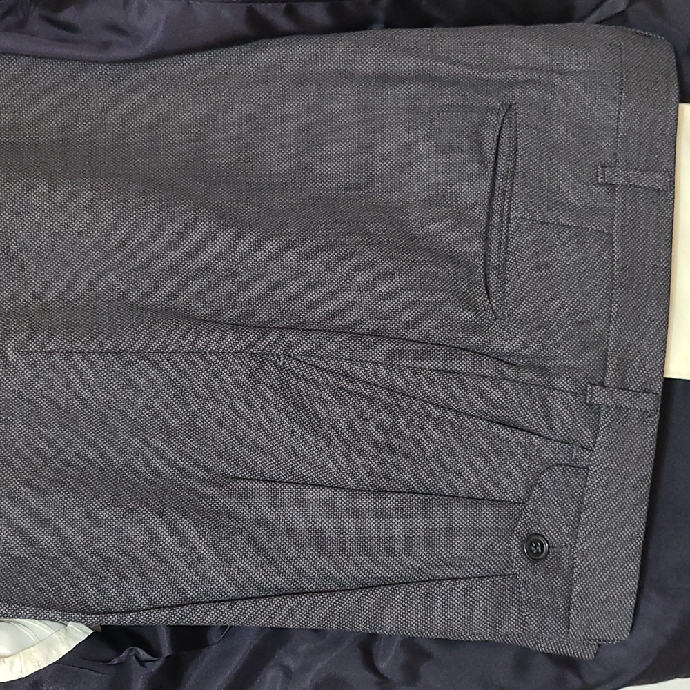 Vintage Peterborough Row Men's Suit Only at Bloomingdale's Charcoal - Picture 6 of 11